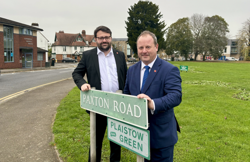 Thomas and Peter on Plaistow Green