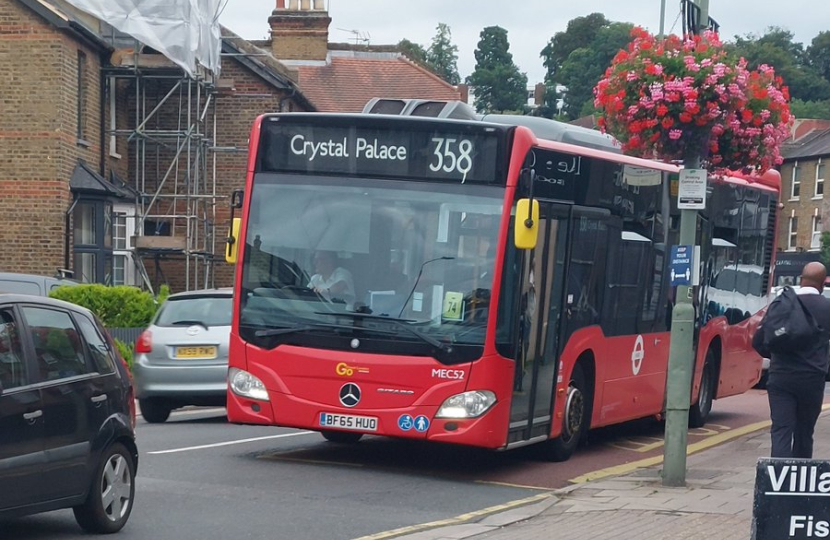 Bus on Bromley Street