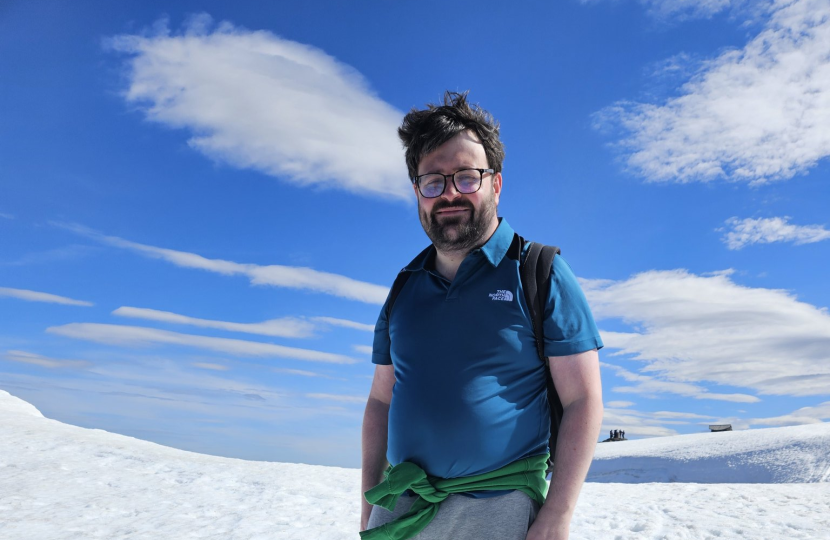 Thomas at peak of Ben Nevis