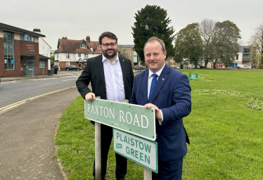 Thomas and Peter on Plaistow Green