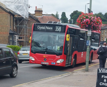 Bus on Bromley Street