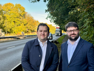 Thomas Turrell AM (right) with Louie French MP (left)