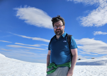 Thomas at peak of Ben Nevis