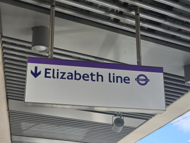 Elizabeth Line Sign